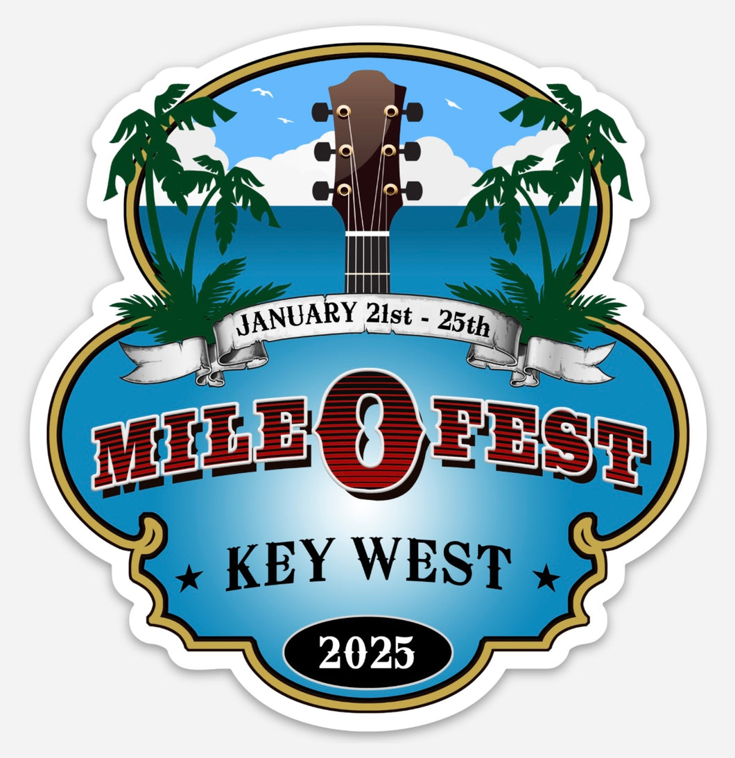 2025 Mile0Fest Sticker Designs