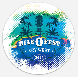 2025 Mile0Fest Sticker Designs