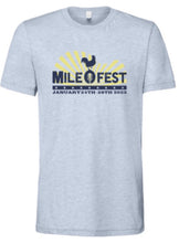 Load image into Gallery viewer, Closet Clean out! 2023 Mile0Fest Blue Lineup Tee
