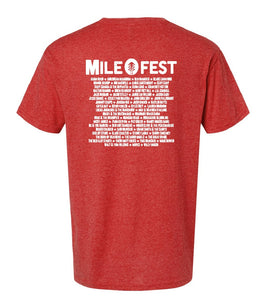 Closet Clean out! 2023 Mile0Fest Red Lineup Tee