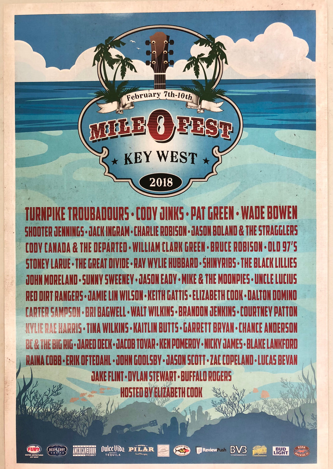 Inaugural Mile 0 Fest 2018 Poster