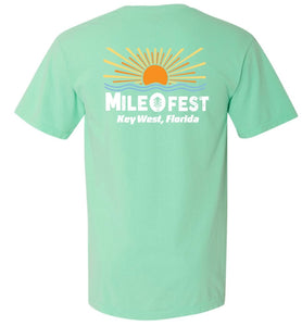Closet Clean out! Mile0Fest Back Sunset Print Tee